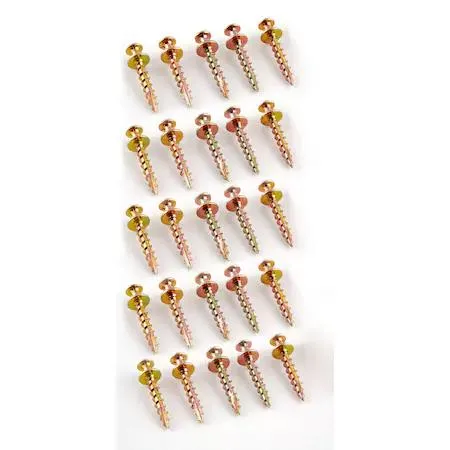 Hangman Products Hangman Products BCK-25 Gold Double Headed Bear Claw Screw Hanger 25 pk — product photo