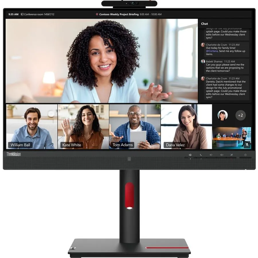 Lenovo Lenovo ThinkVision T24mv-30 23.8 inch monitor accessory — product photo