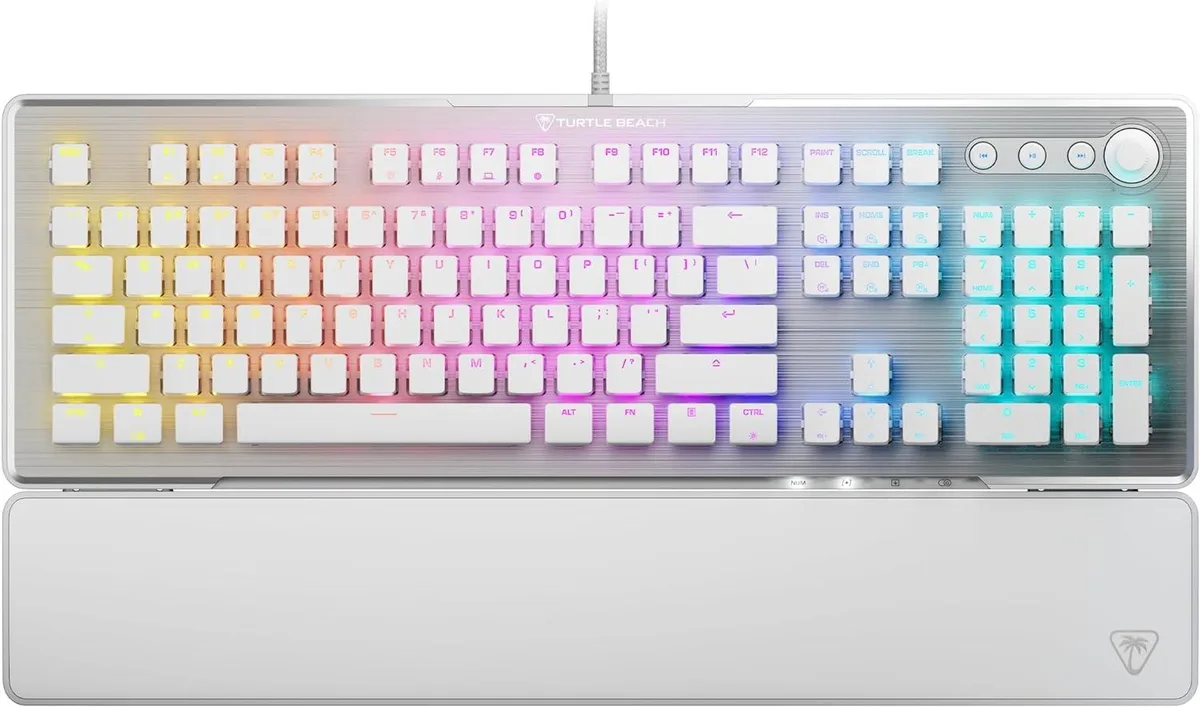 Turtle Beach/Voyetra Turtle Beach Vulcan II Full-Size Gaming Keyboard White — product photo