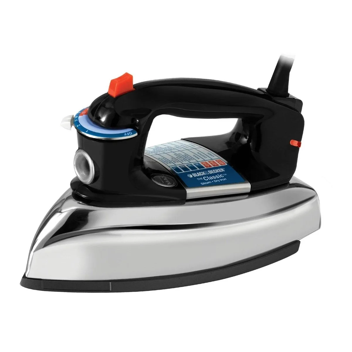 Black & Decker F67E-T Steam Iron 1100 W 120 V — product photo