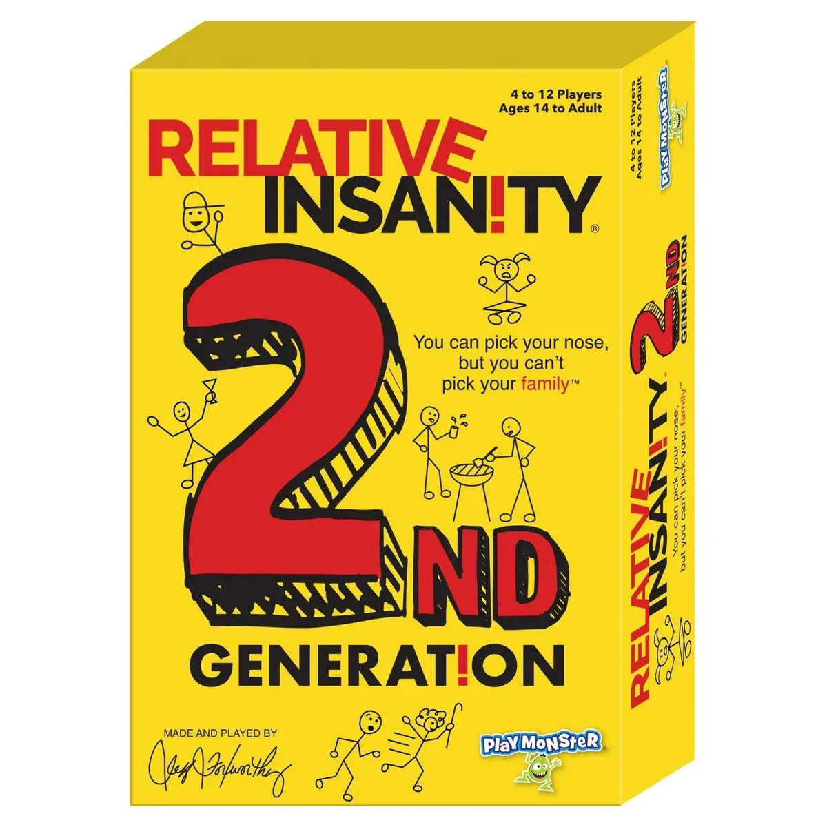 Playmonster - Patch Playmonster - Patch Relative Insanity 2nd Generation Party Card Game — product photo