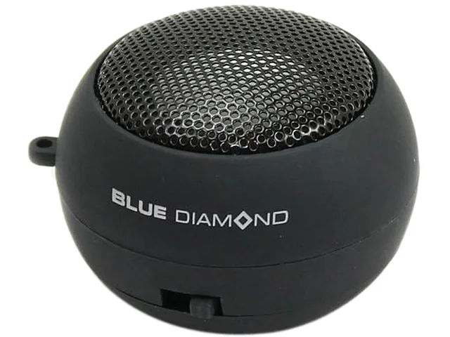BlueDiamond BlueDiamond 161107 Black Portable Speaker 52mm 2.4W 300mAh — product photo