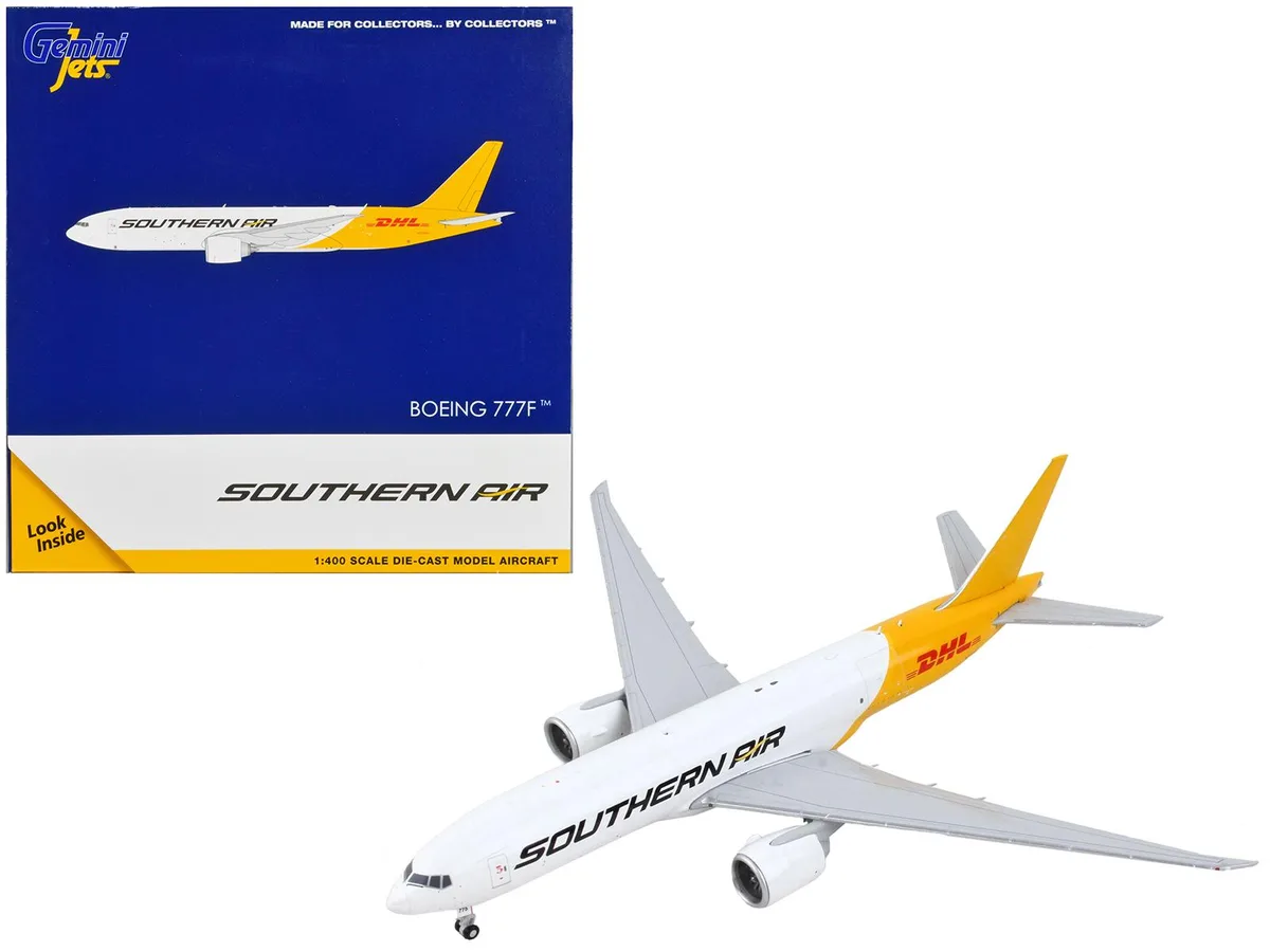 GeminiJets GeminiJets Boeing 777F Southern Air DHL 1/400 Diecast Model — product photo