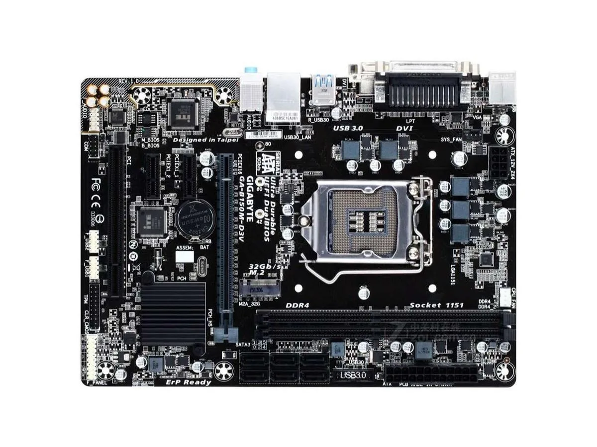 GIGABYTE GIGABYTE B150M-D3V rev.1.0 Intel motherboard — product photo
