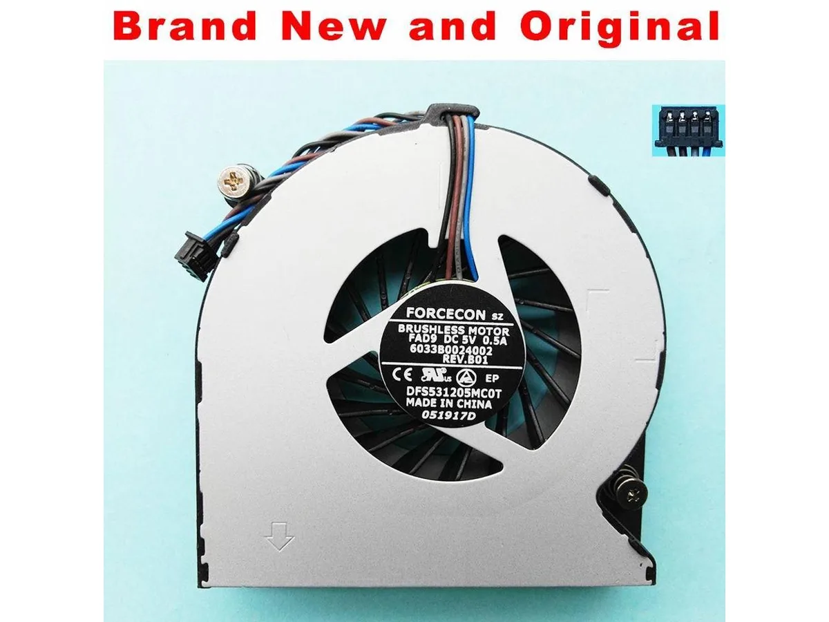 Fans Fans CPU cooler fan for HP 4530S 4535S 4730S 8440p 8450p 8460p 8460B 646285-001 — product photo