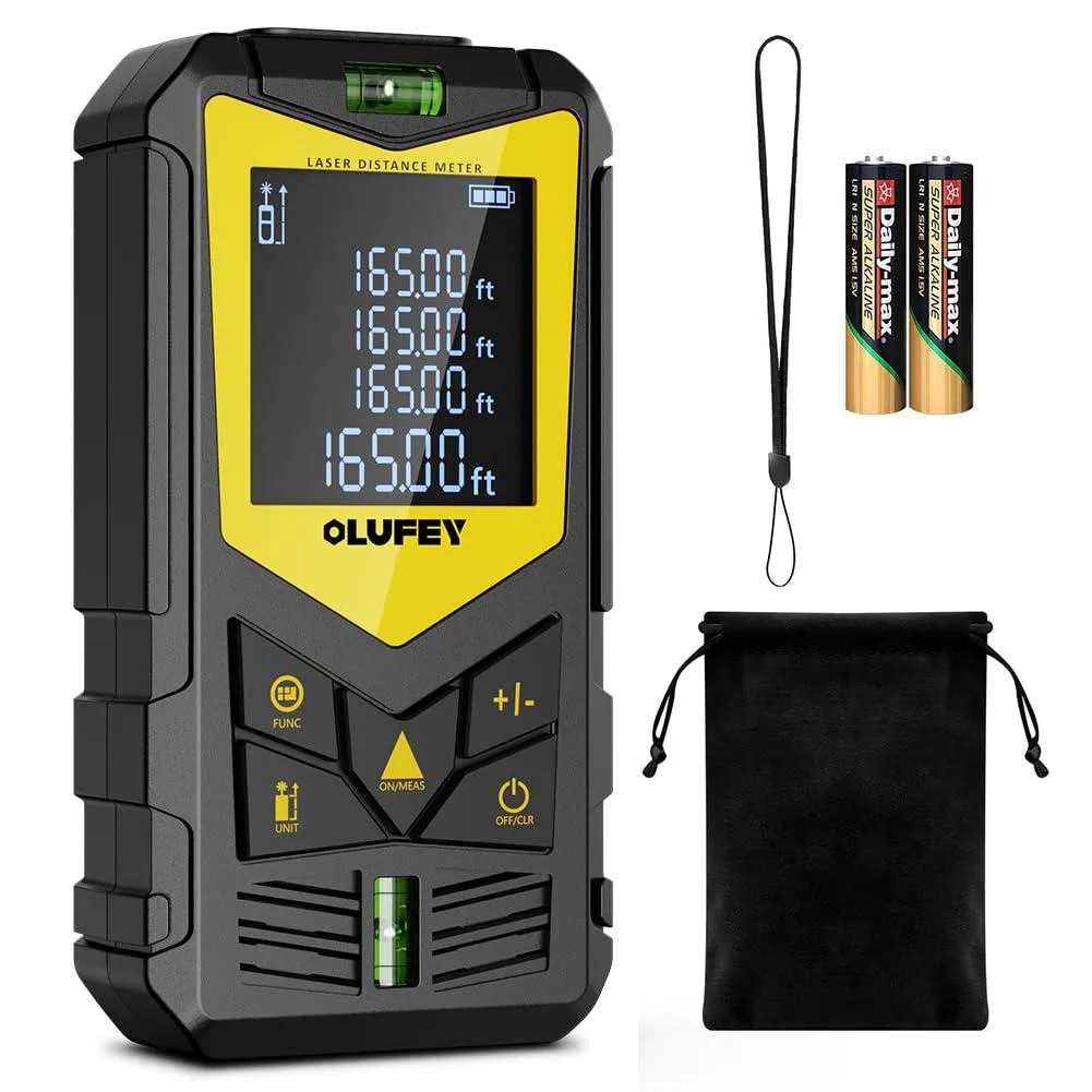  Olufey US-NK50A 165ft Laser Distance Meter measurement — product photo