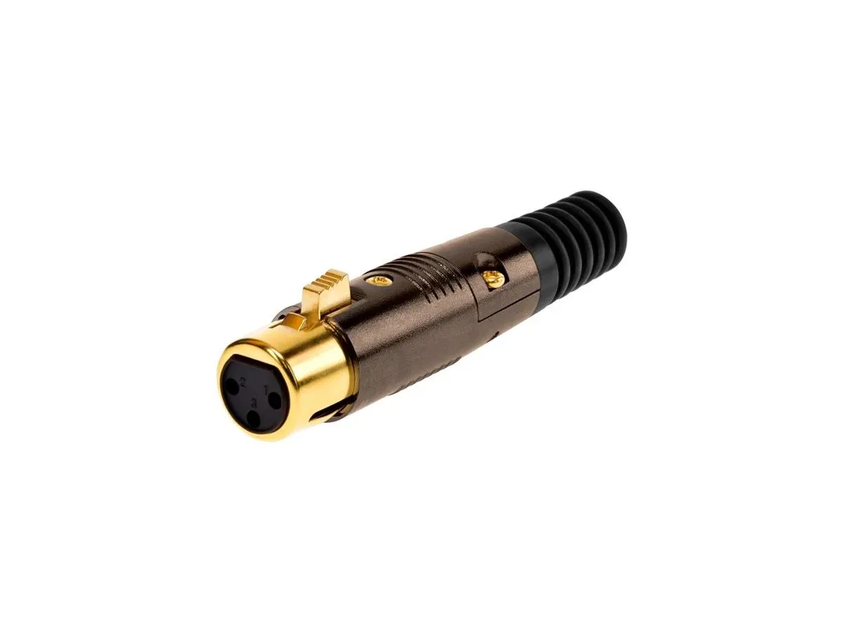 Monoprice Inc. Monoprice 106211 3 Pin XLR Female Mic Connector Black — product photo