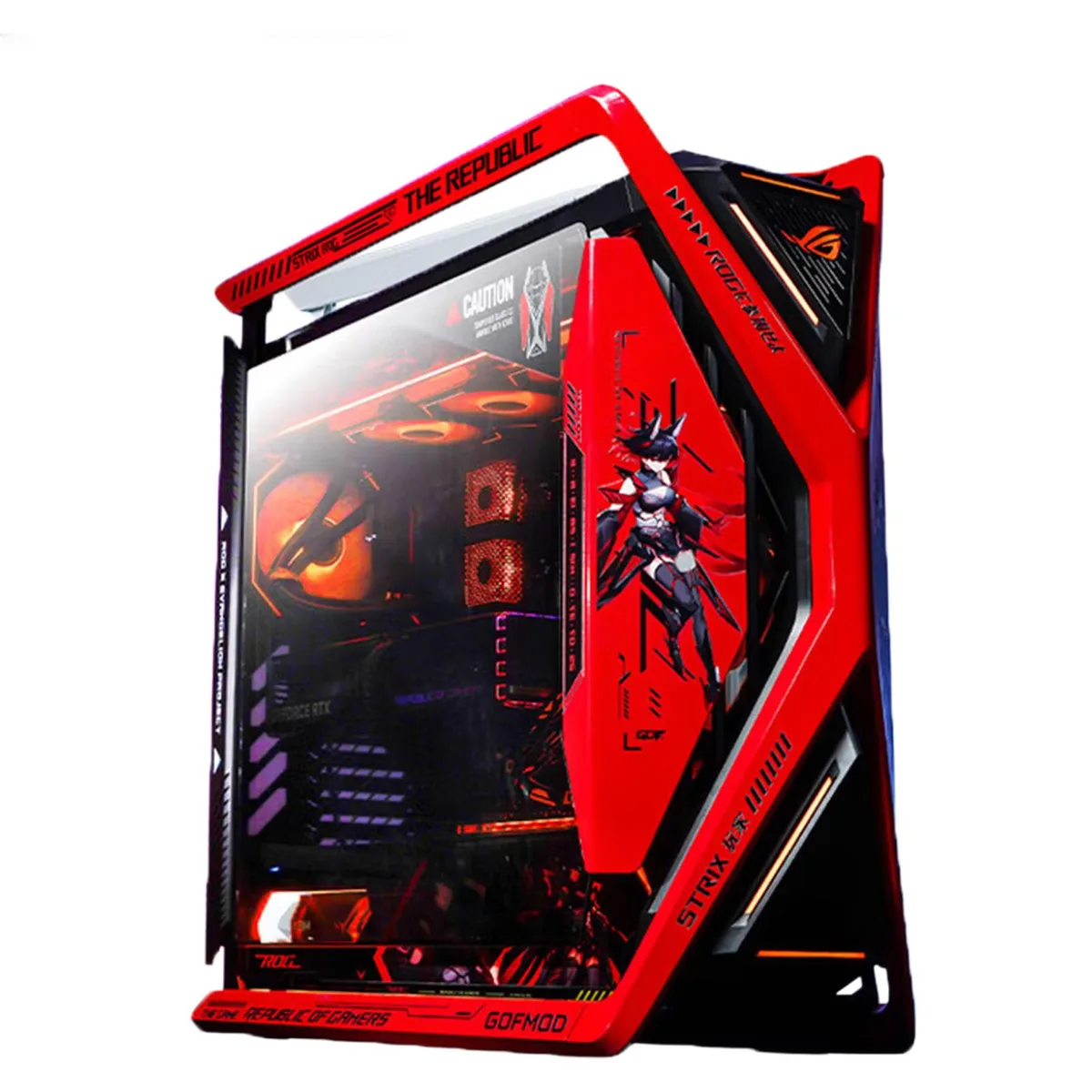 ASUS ASUS ROG GR701 RO Ji Custom Full-Tower Case Red — product photo