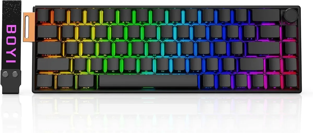 usbroway usbroway 66Pro-Flash 65% Aluminum Magnetic Switch Gaming Keyboard — product photo