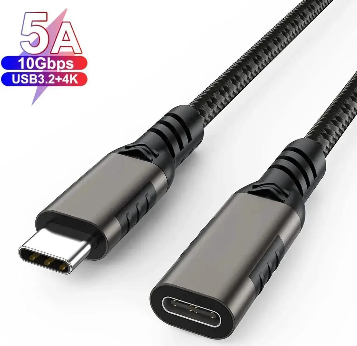 Vszerda Vszerda USB C extension cable 3.3 ft 10 Gbps 100 W — product photo