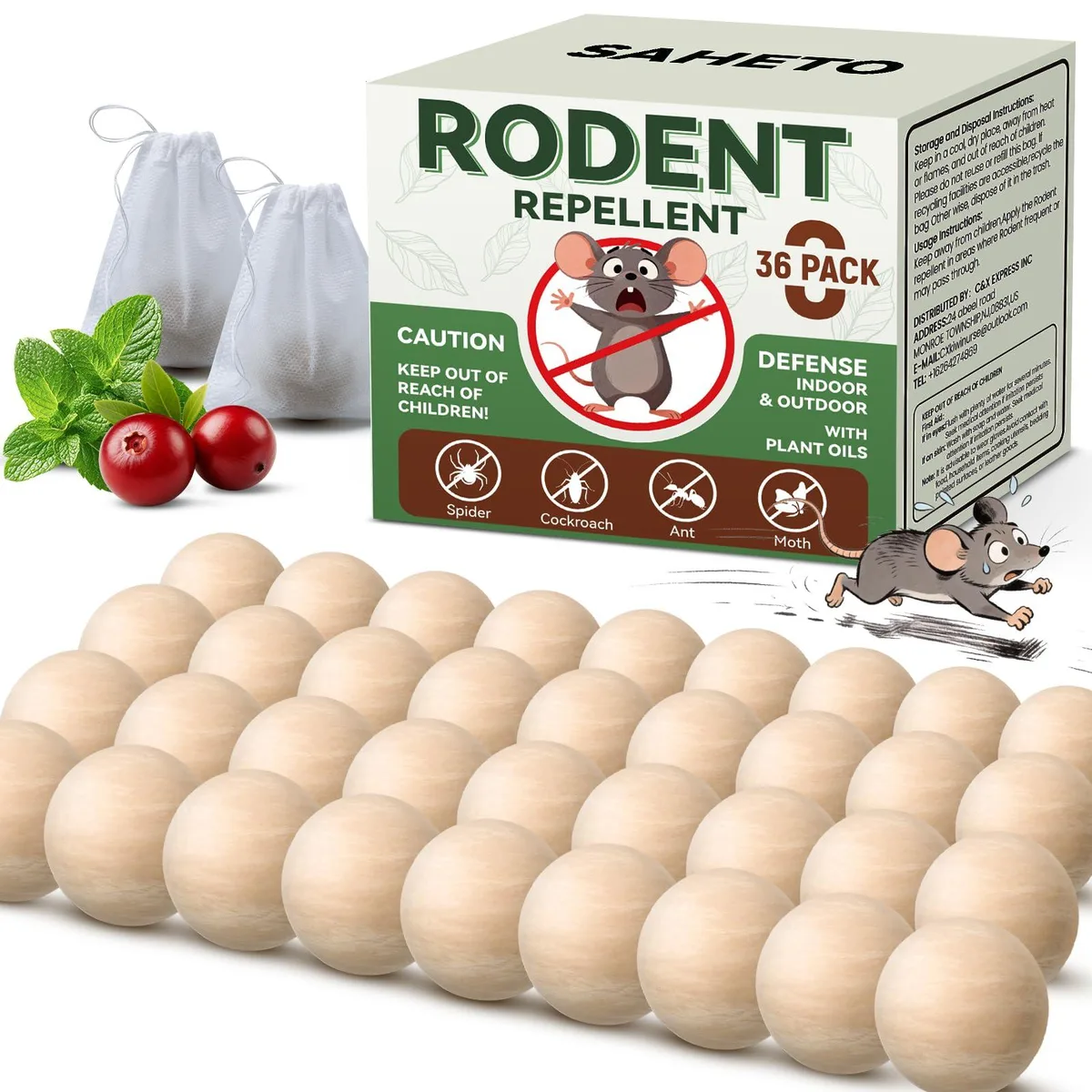  Pest Contol 36 Balls 12G — product photo
