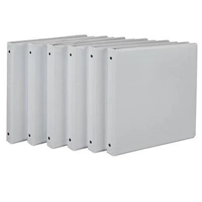 Samsill Samsill I08517 Economy View .5" Ring Binder White 6 Pack — product photo