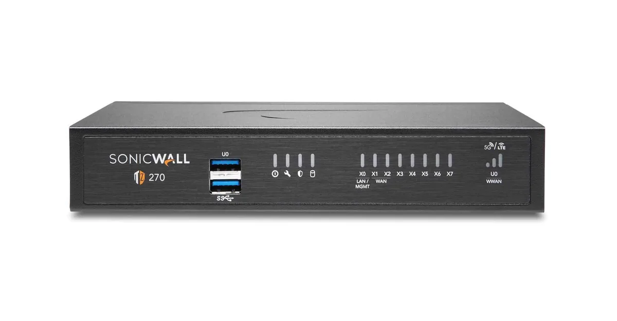 SonicWall SonicWall TZ270 firewall appliance 02-SSC-2821 — product photo