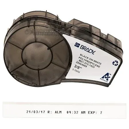 Brady Brady M21-375-7425 B-7425 Cryogenic Polypropylene Labels — product photo