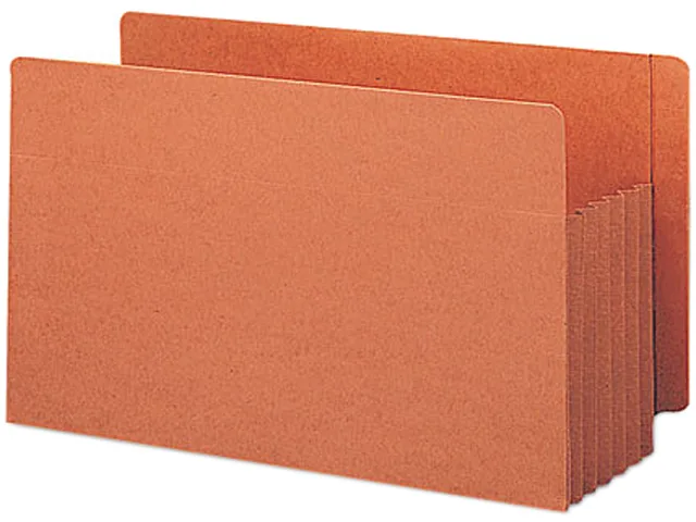 Smead Smead 74790 TUFF Pocket Expansion File Folder, Legal, Redrope, 5.25", 10/Box — product photo