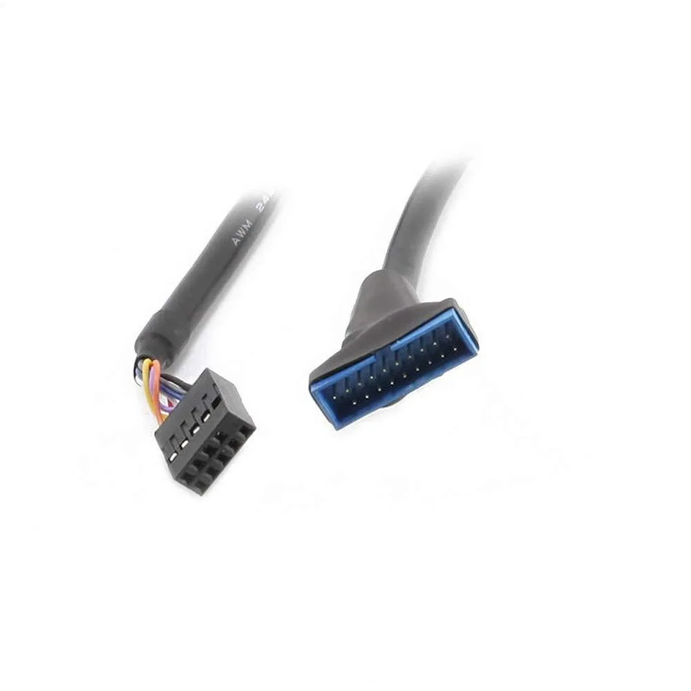 Vszerda Vszerda USB 3.0 20-pin to USB 2.0 9-pin Adapter Black — product photo
