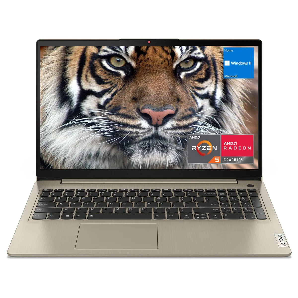 Lenovo Lenovo IdeaPad 3 laptop 15.6" FHD Ryzen 5 5500U 12GB 1TB Sand — product photo