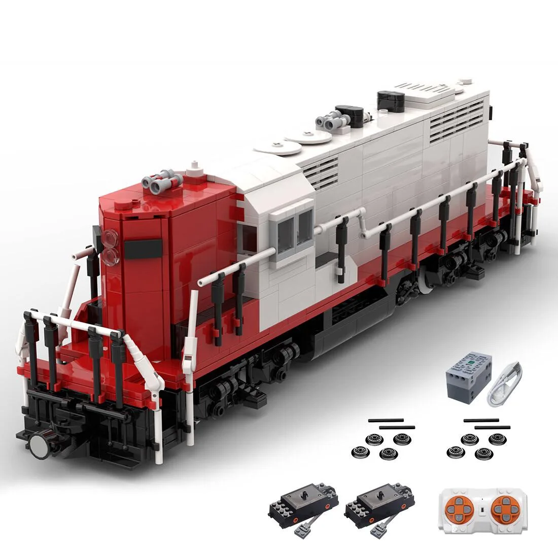ZITIANYOUBUILD ZITIANYOUBUILD MOC-83184 SOO Line GP9 Train 1281 Parts Educational Building Set — product photo
