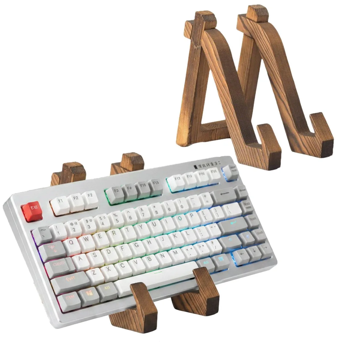  Yamaha K64068 Wooden Keyboard Display Stand 2 Pack — product photo
