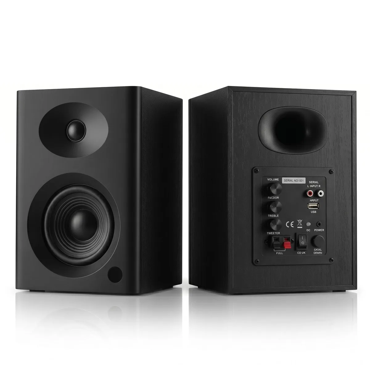  NSY Audio NSY-BS401 2.0 Bookshelf Speakers 100W Bluetooth 5.3 — product photo