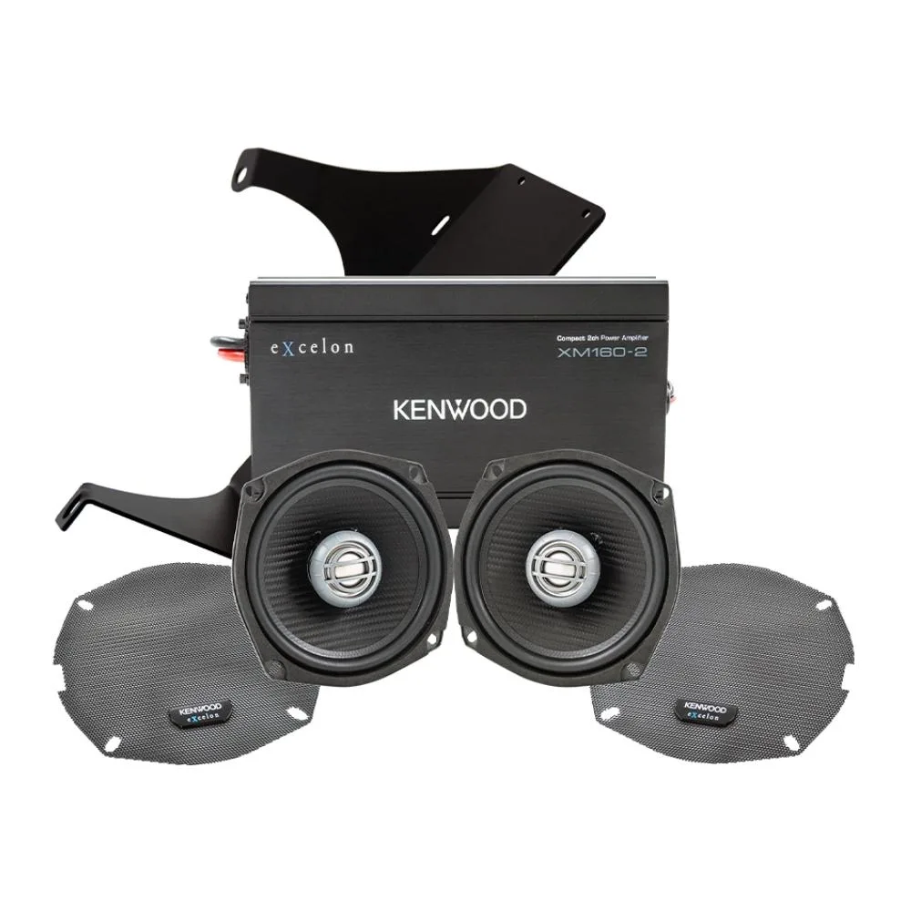 KENWOOD KENWOOD P-HD1FSG-98 Front Audio Package 1998-2013 Harley Davidson Street Glide — product photo