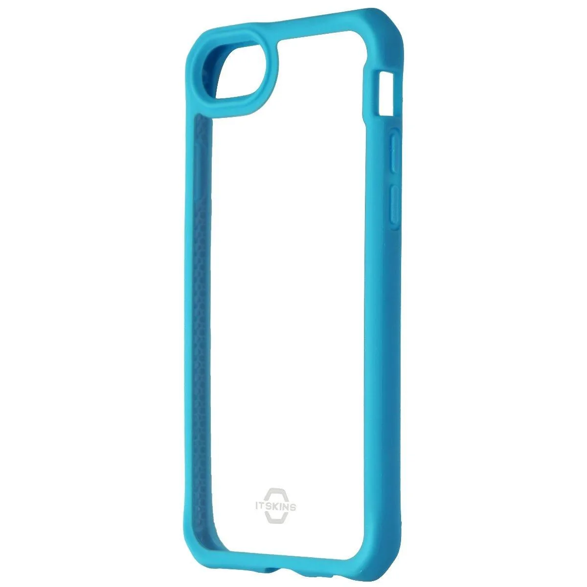 ITSKINS ITSKINS Hybrid Solid Series Case iPhone SE 2nd/8/7/6s Blue/Clear — product photo
