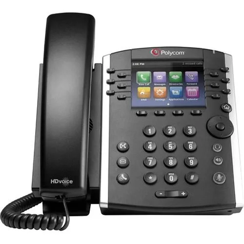 POLYCOM POLYCOM 2200-48450-019 VVX 411 VoIP IP Phone 12 Lines — product photo