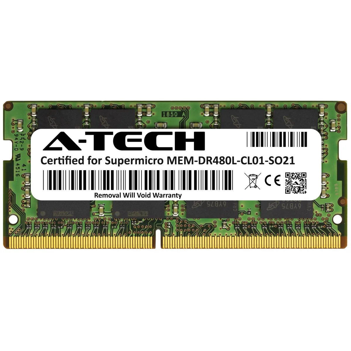 A-Tech A-Tech Supermicro Certified 8GB DDR4 2133MHz CL15 260-Pin SODIMM laptop RAM — product photo