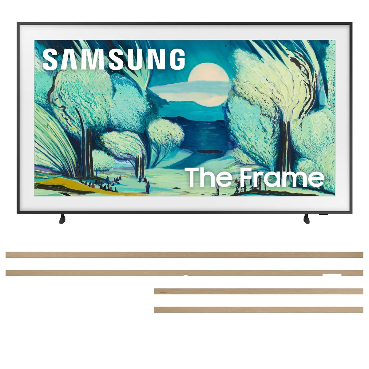SAMSUNG SAMSUNG QN65LS03FAFXZA 65" QLED 4K 120Hz LED TV Modern Teak Bezel 2025 — product photo