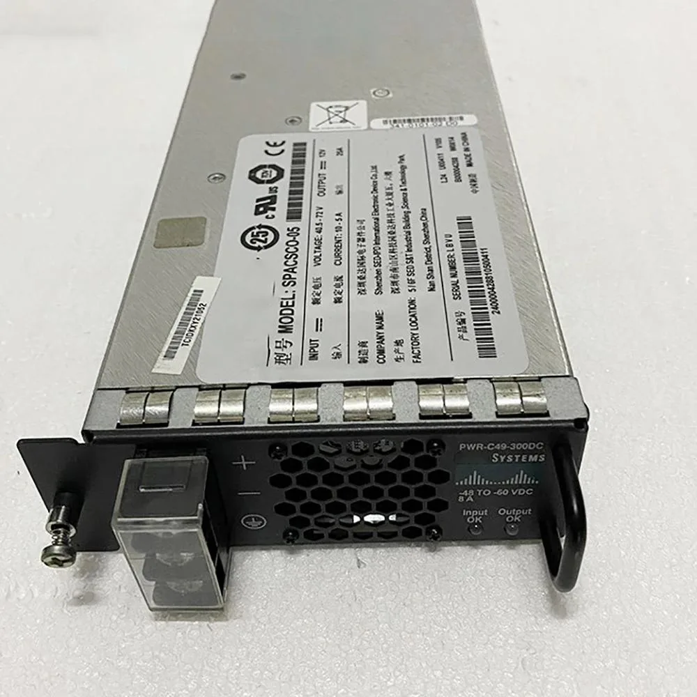 KHACHIMO KHACHIMO power supply 341-0101-02 D0 PWR-C49-300DC 300DC 4948-10GE — product photo