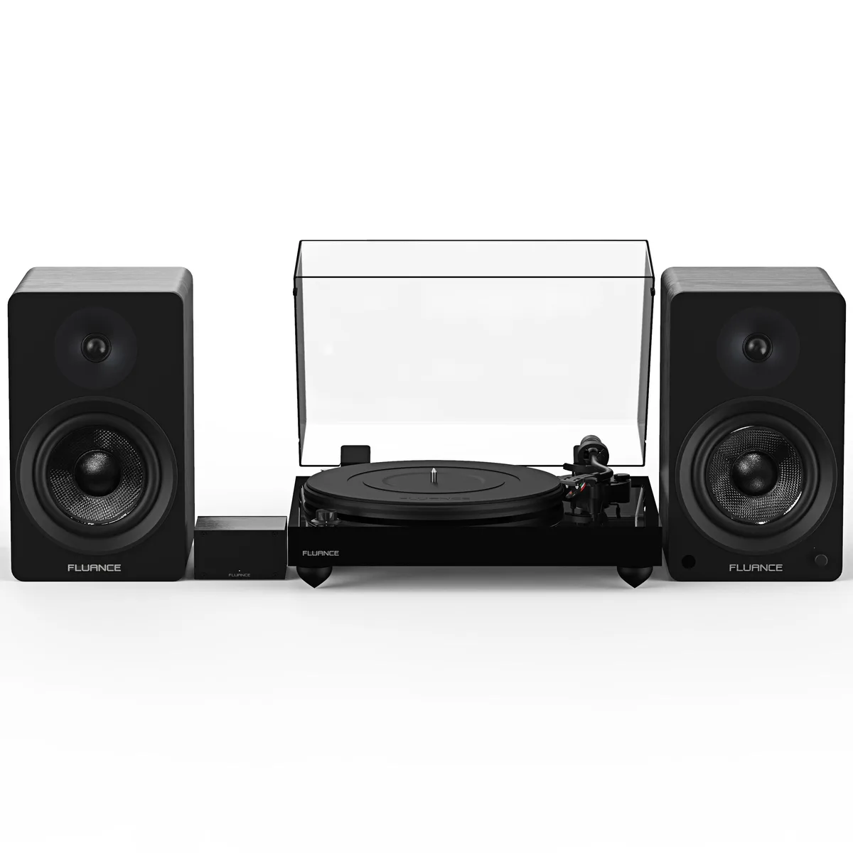 Fluance Fluance Reference RT82 Turntable System with PA10 Preamp and Ai61 Speakers, Ortofon OM10, 120W, Bluetooth — product photo