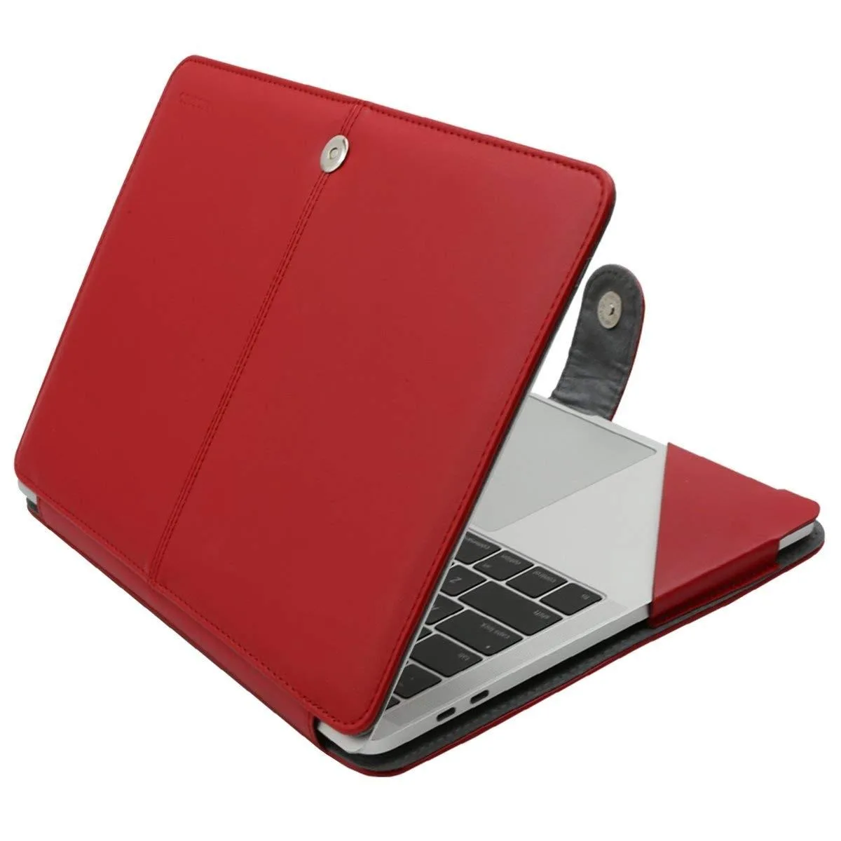 Mosiso Mosiso PU Leather Portfolio Stand Cover Red 13.6 inch — product photo