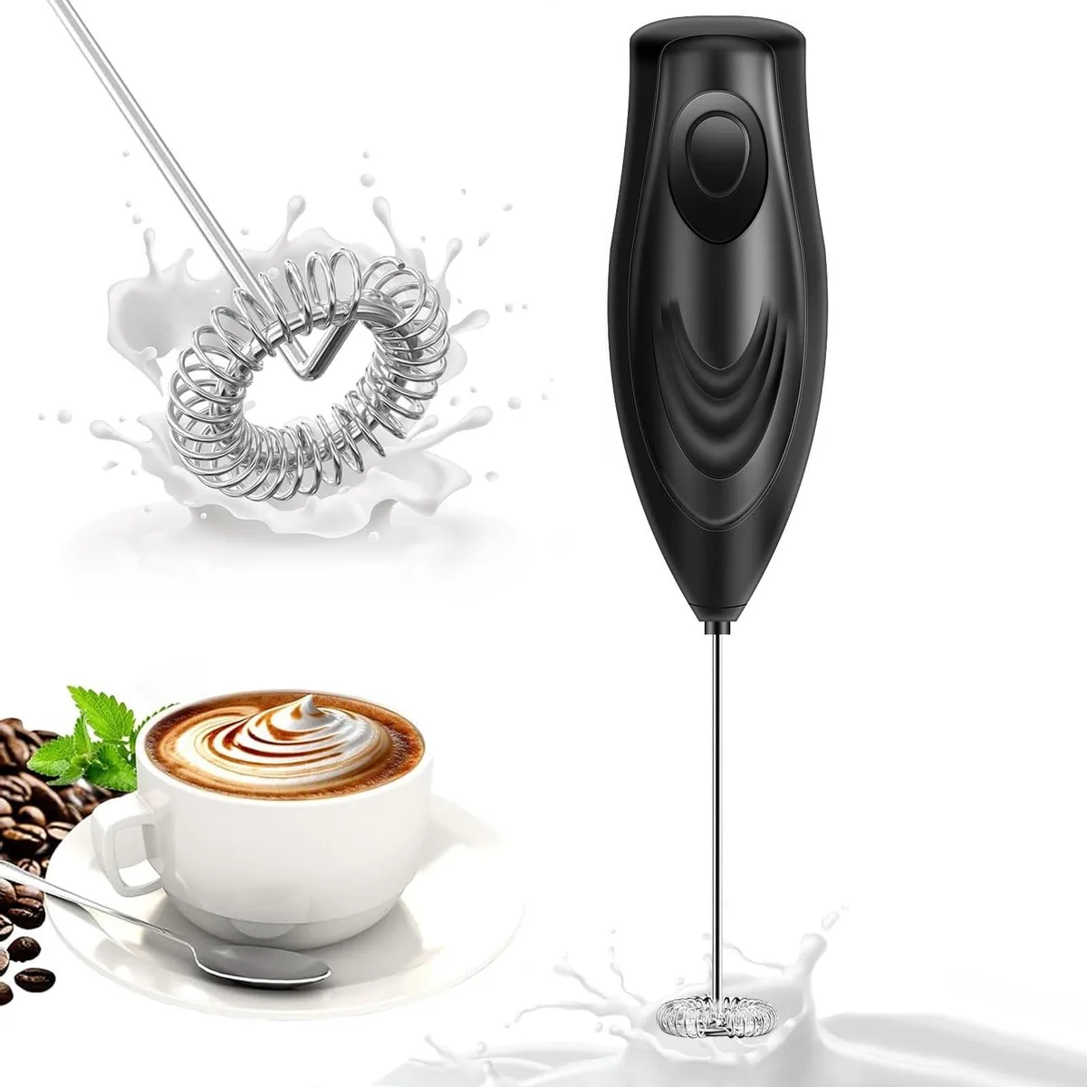  Brentwood Milk Frother B Handheld Mixer Black — product photo