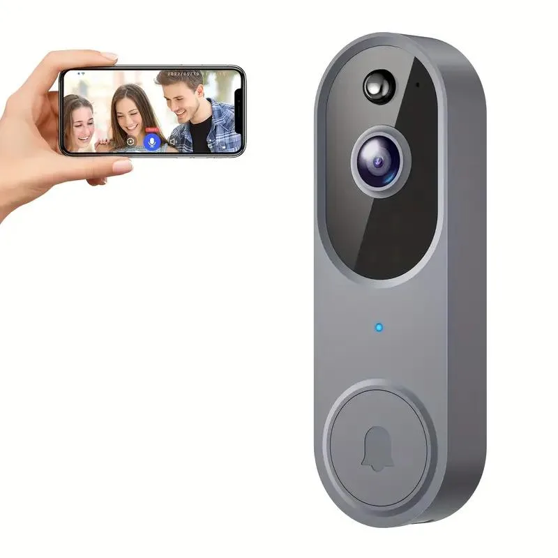 NO. NO. 1080P Smart Wireless Video Doorbell Camera Grey — product photo