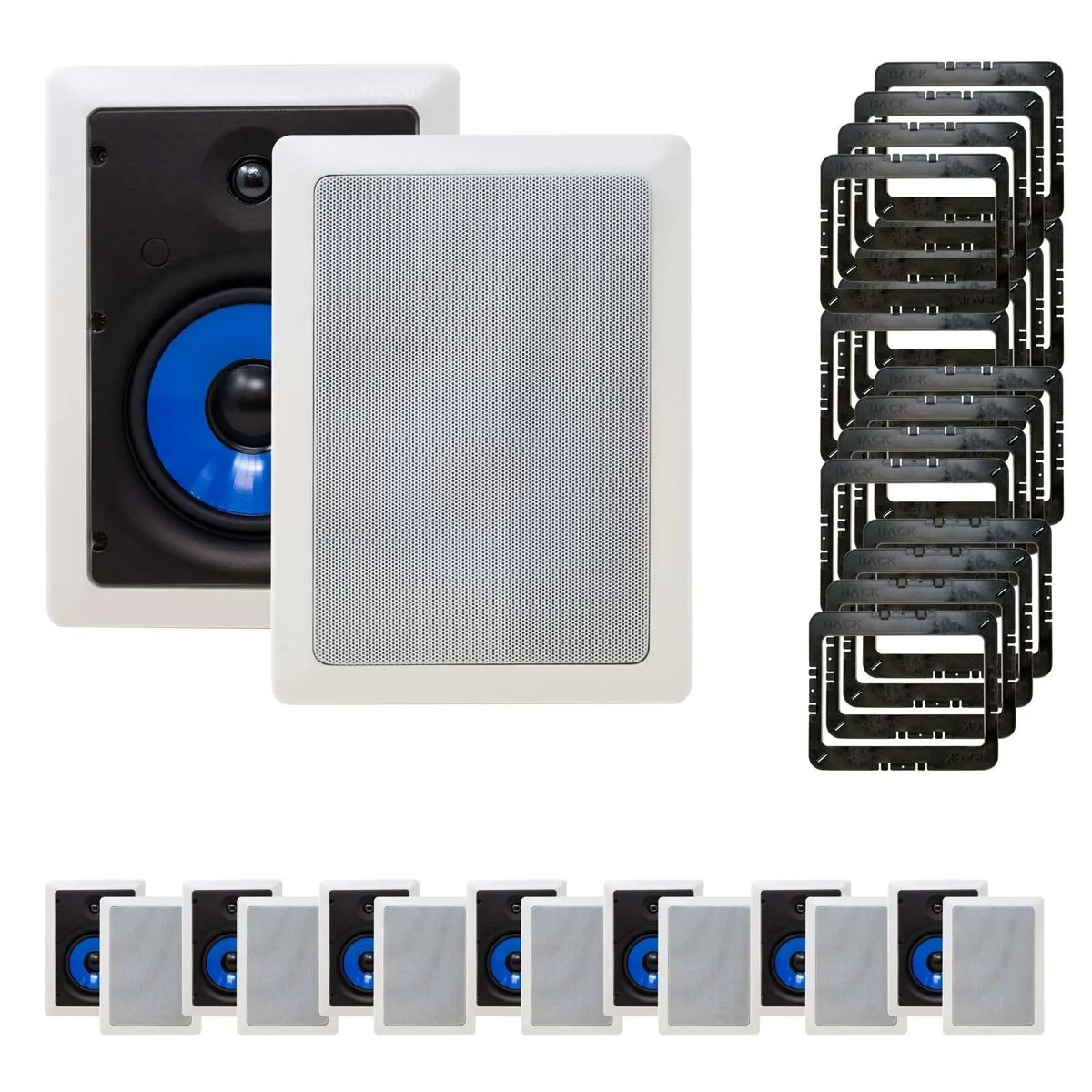 Legrand Legrand HT5651 5000 Series 6.5" In-Wall Speakers 16-Pack with Brackets — product photo