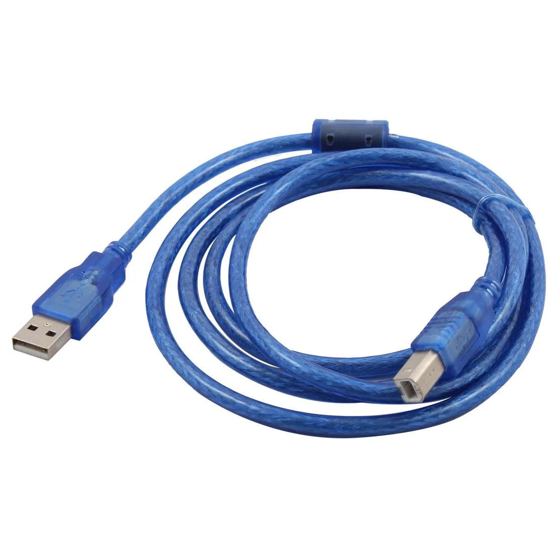 Unique-Bargains Unique-Bargains USB 2.0 A Male to B Male Printer Cable Blue 1.5M — product photo