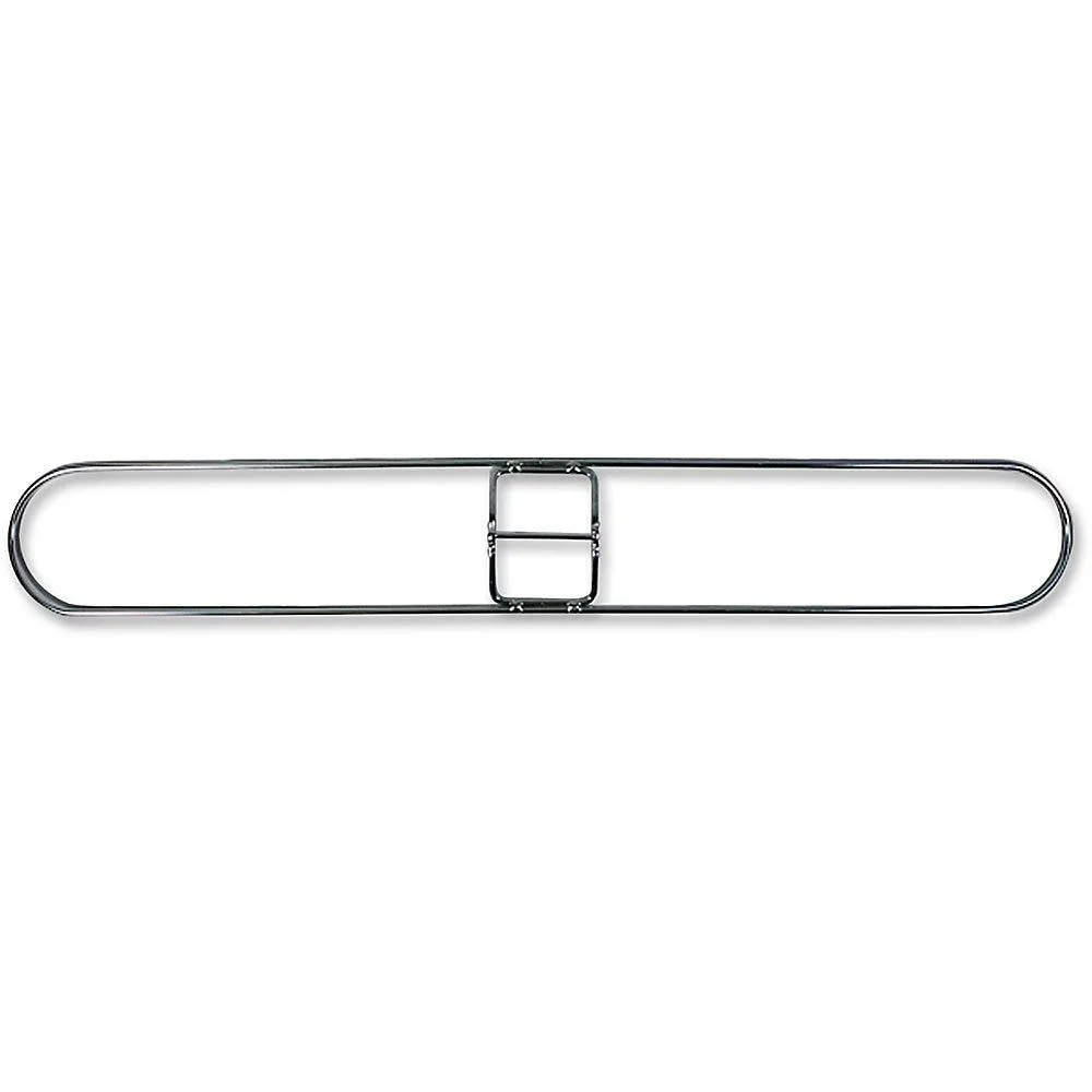 Chrome-plated 36 inch dust mop frame with 360 degree swivel