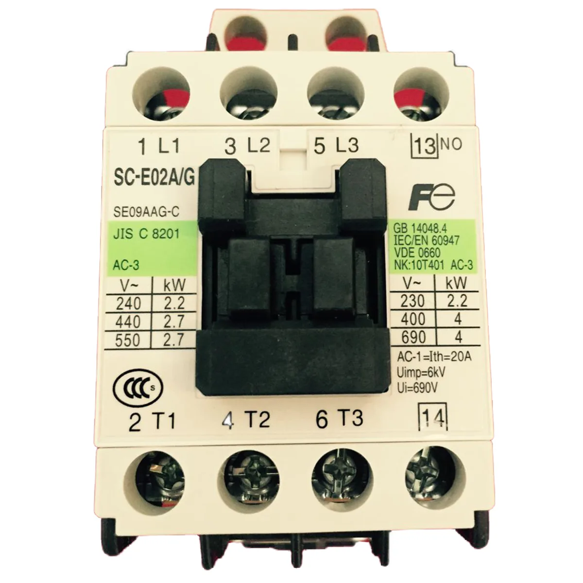 Red Fuji SC-E02A/G contactor in box