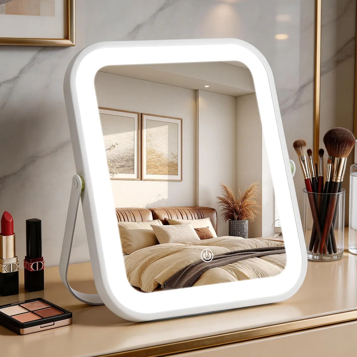 Bearolve 10×8" Rechargeable Vanity Mirror White — product photo