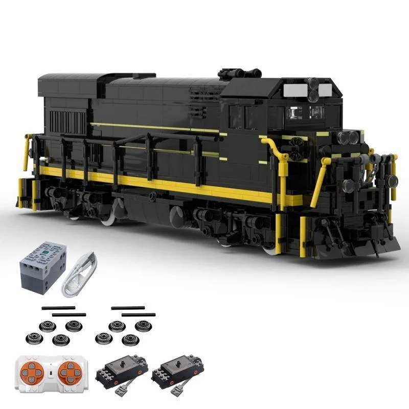 ZITIANYOUBUILD ZITIANYOUBUILD MOC-116993 GE-U18B-SCL Large Train 1408 Parts Educational Building Set — product photo