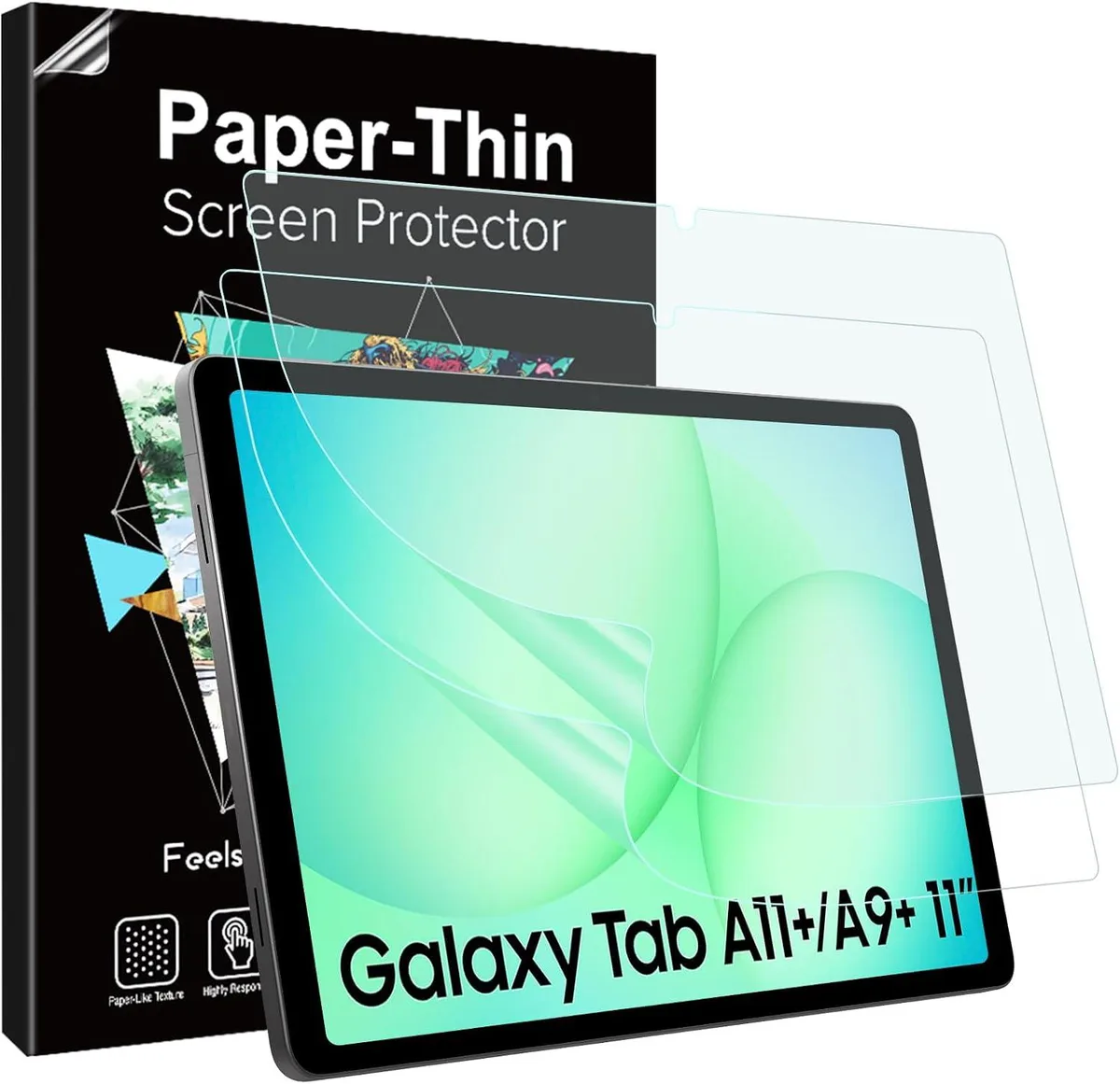 Leelbox Leelbox Paper Screen Protector 2 Pack Galaxy Tab A11+ 2026 A9+ 2023 11 inch — product photo