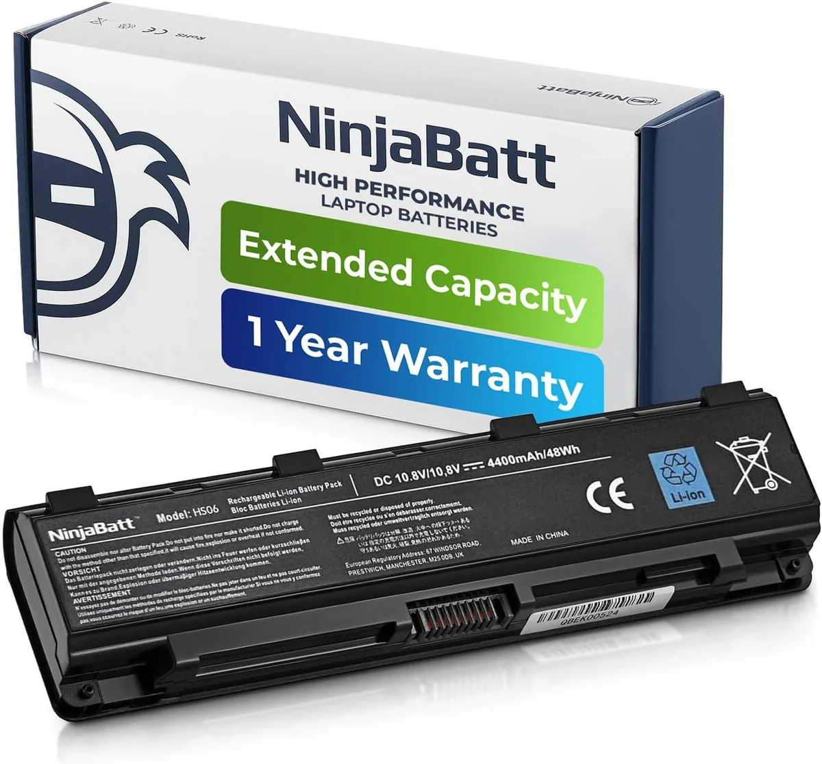 TAURKENAM TAURKENAM laptop battery 6-cell 4400mAh 48Wh 10.8V — product photo