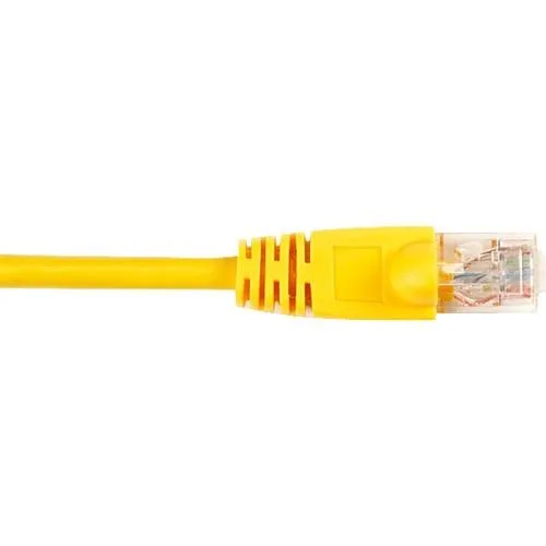 Black Box Corporation Black Box CAT6PC-015-YL network ethernet cable 15 ft Yellow — product photo