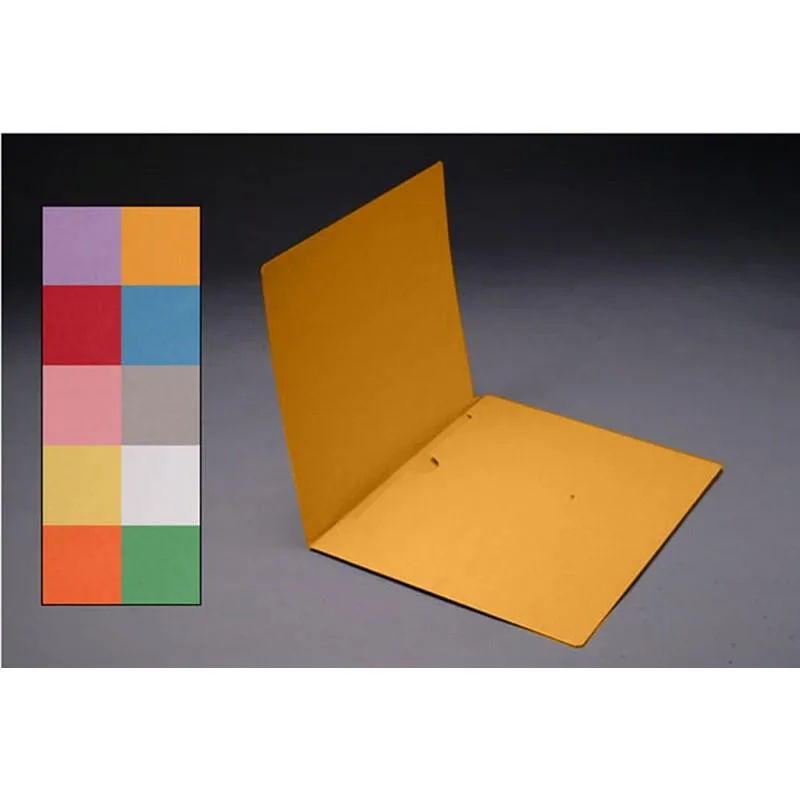 Box of fifty goldenrod file folders with full back pocket and end tabs