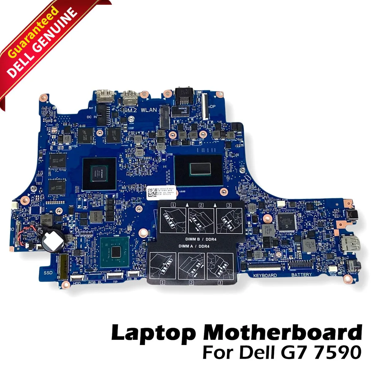 DELL DELL G7 7590 Motherboard i5-8300H 2.3 GTX 1050Ti T5XC1 — product photo