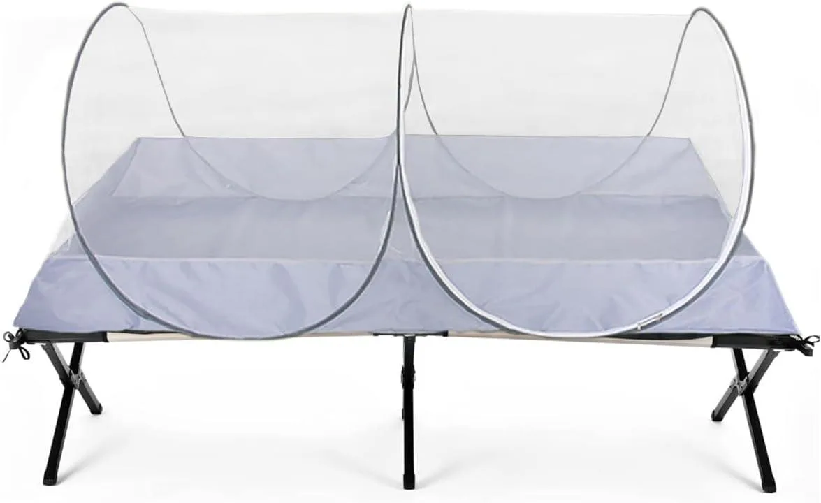 usbroway usbroway Pop-Up Mosquito Net Tent Twin Gray 78 x 39 x 28 inch — product photo