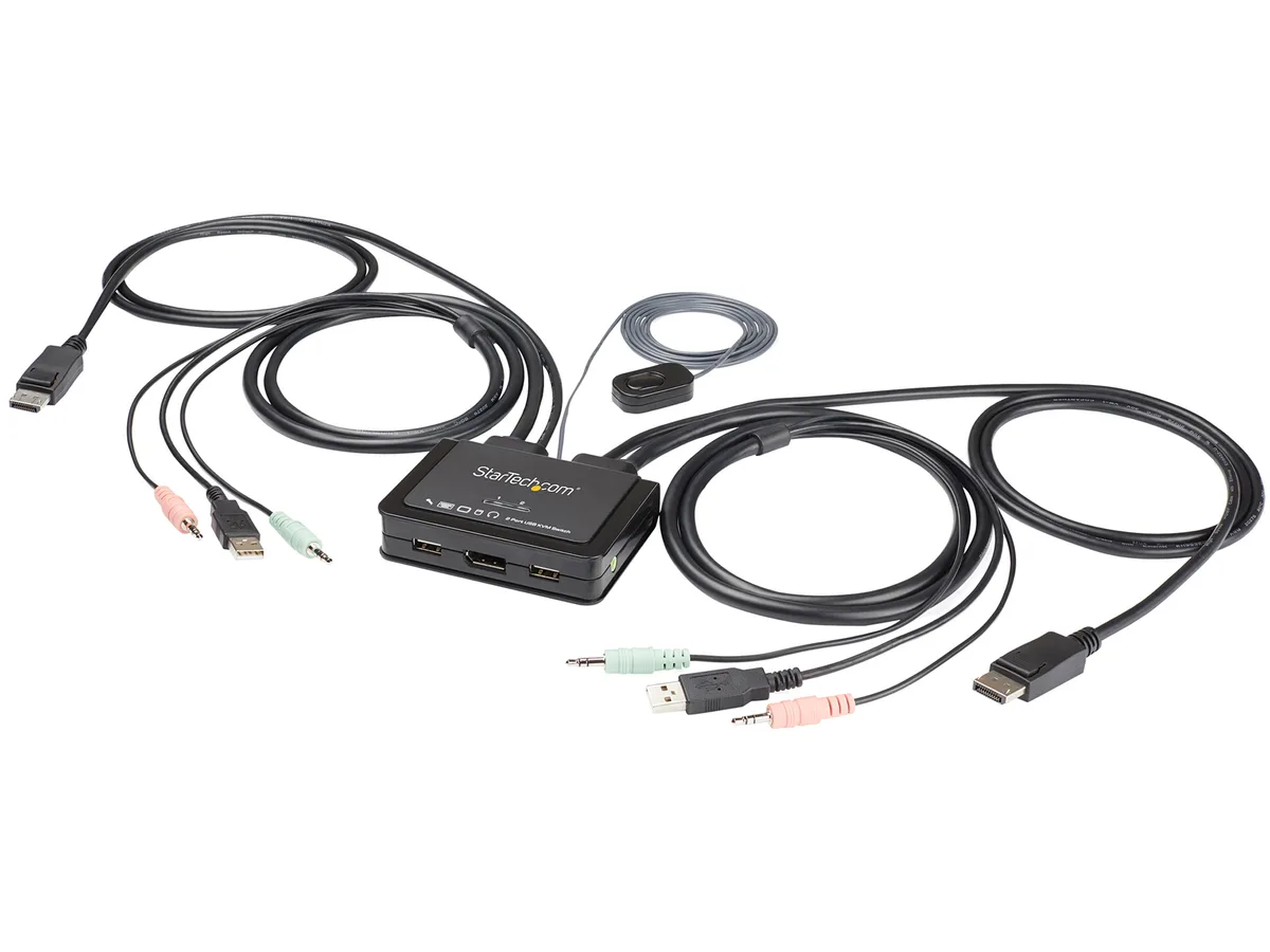 STARTECH STARTECH SV211DPUA4K 2-Port DisplayPort KVM Switch 4K 60Hz — product photo