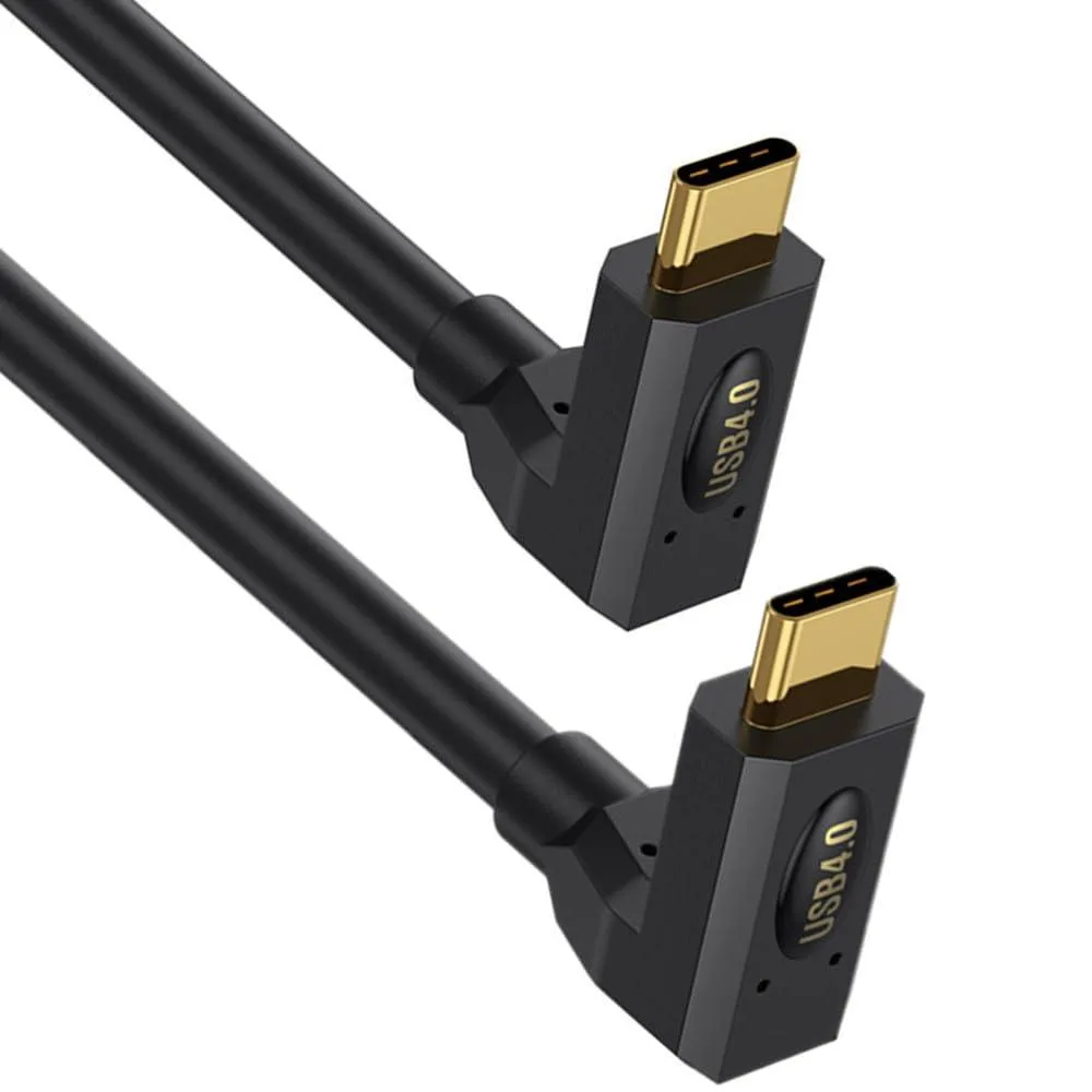 Vszerda Vszerda USB4.0 Spring Coiled Cable USB-C to USB-C 40Gbps 240W 1.2m Up/Down to Up/Down — product photo