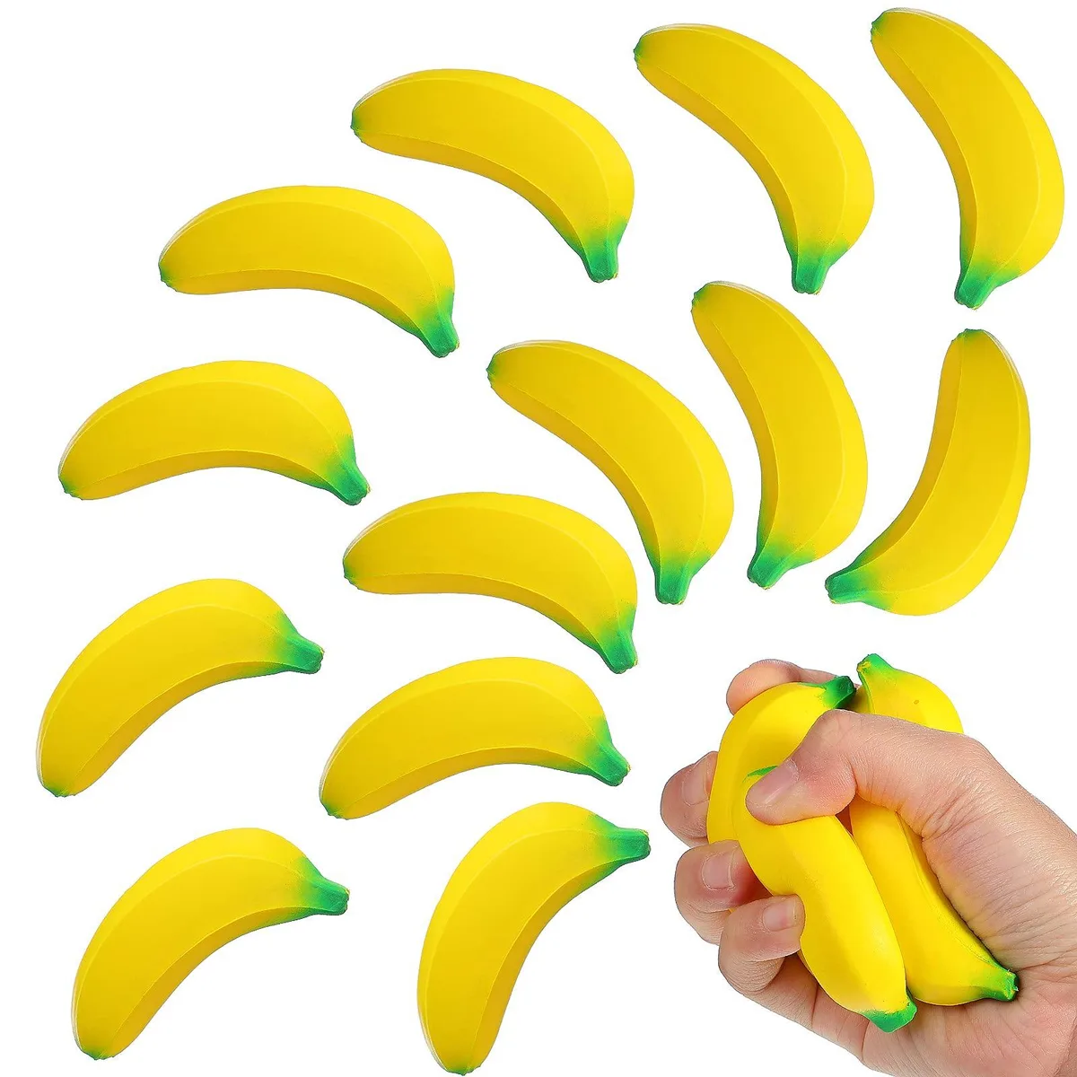 15 Pcs Banana Stress Toys 2.36 Inches Educational — product photo