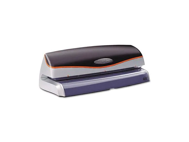 Swingline Swingline 74520 Optima 20-Sheet Electric Three-Hole Punch, Silver — product photo